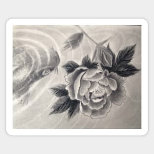 Peony Sticker